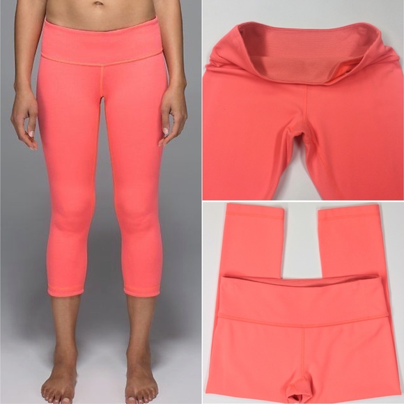 lululemon athletica Pants - Lululemon Wunder Under Crop Flare Wee Striped 59